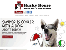 Tablet Screenshot of huskyhouse.org